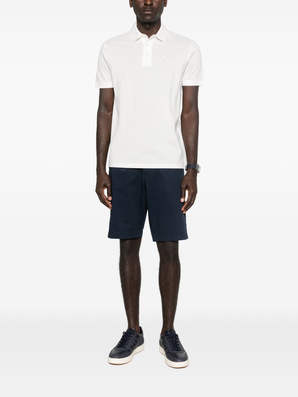 Emporio Armani Logo cotton polo shirt