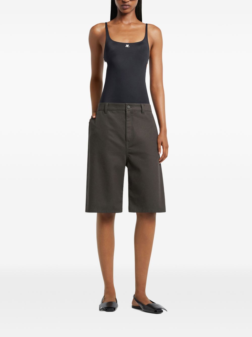 Courreges Pre Cut-out swimsuit