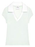 Courreges Pre CourrÃ¨ges Logo cropped polo shirt