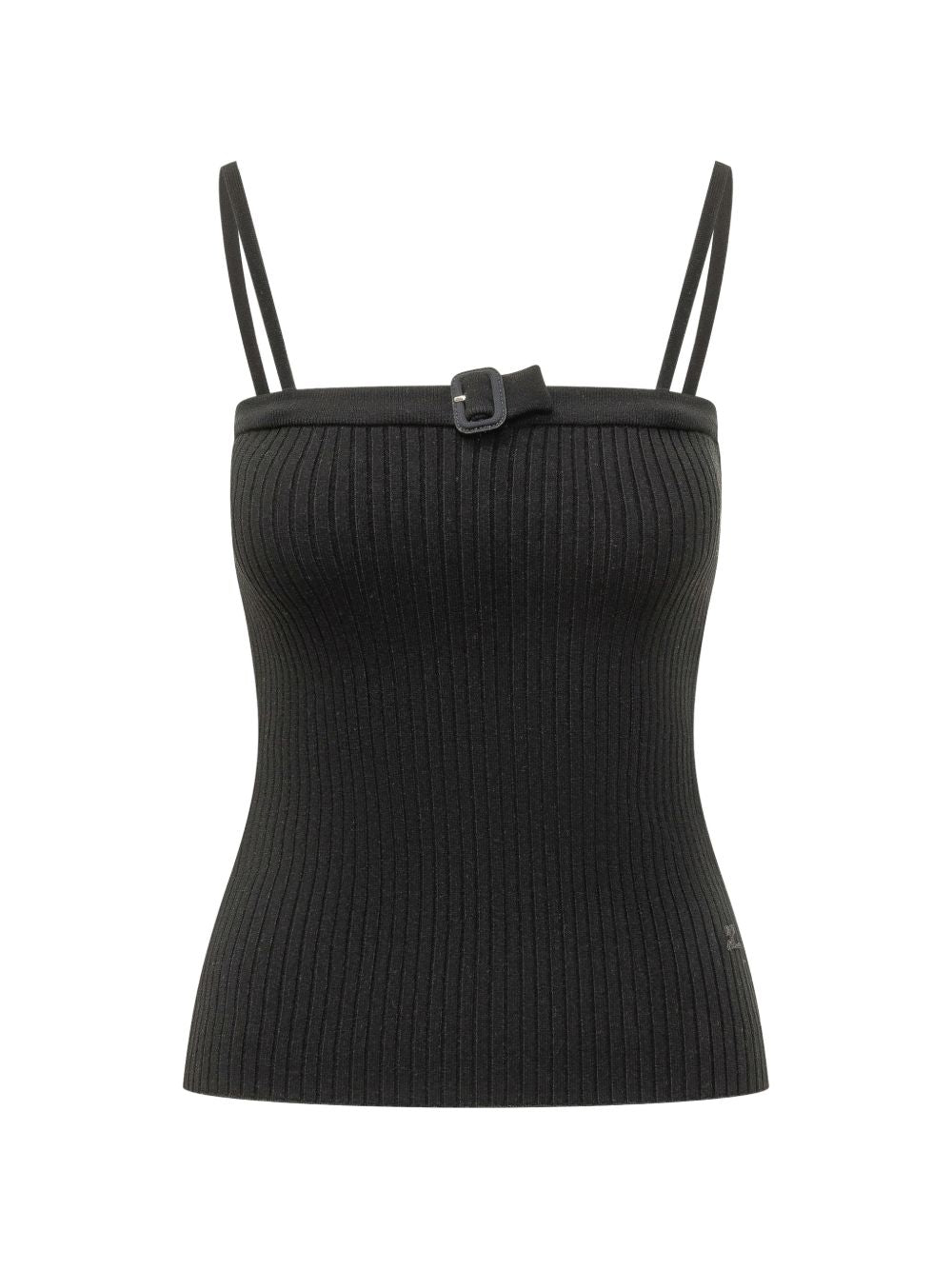 Courreges Pre CourrÃ¨ges Ribbed tank top