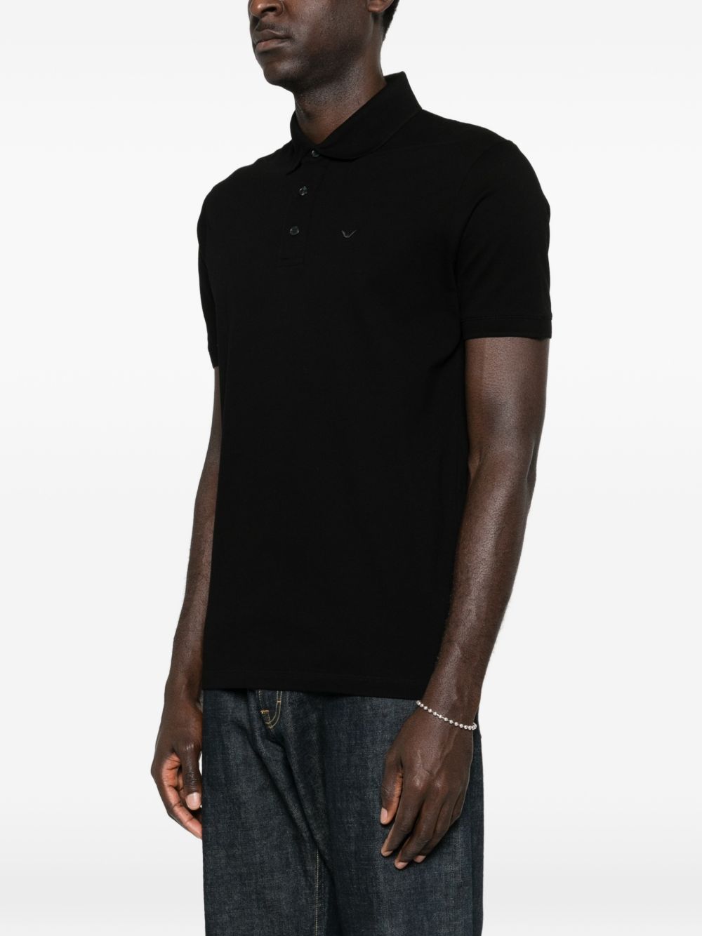 Emporio Armani Logo cotton polo shirt
