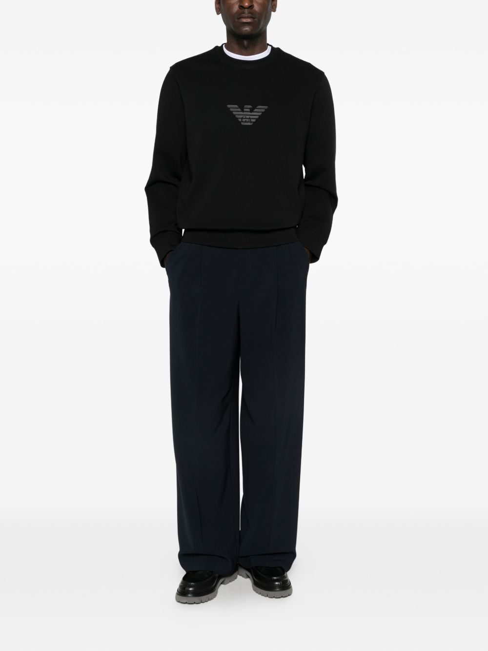 Emporio Armani Logo cotton sweatshirt
