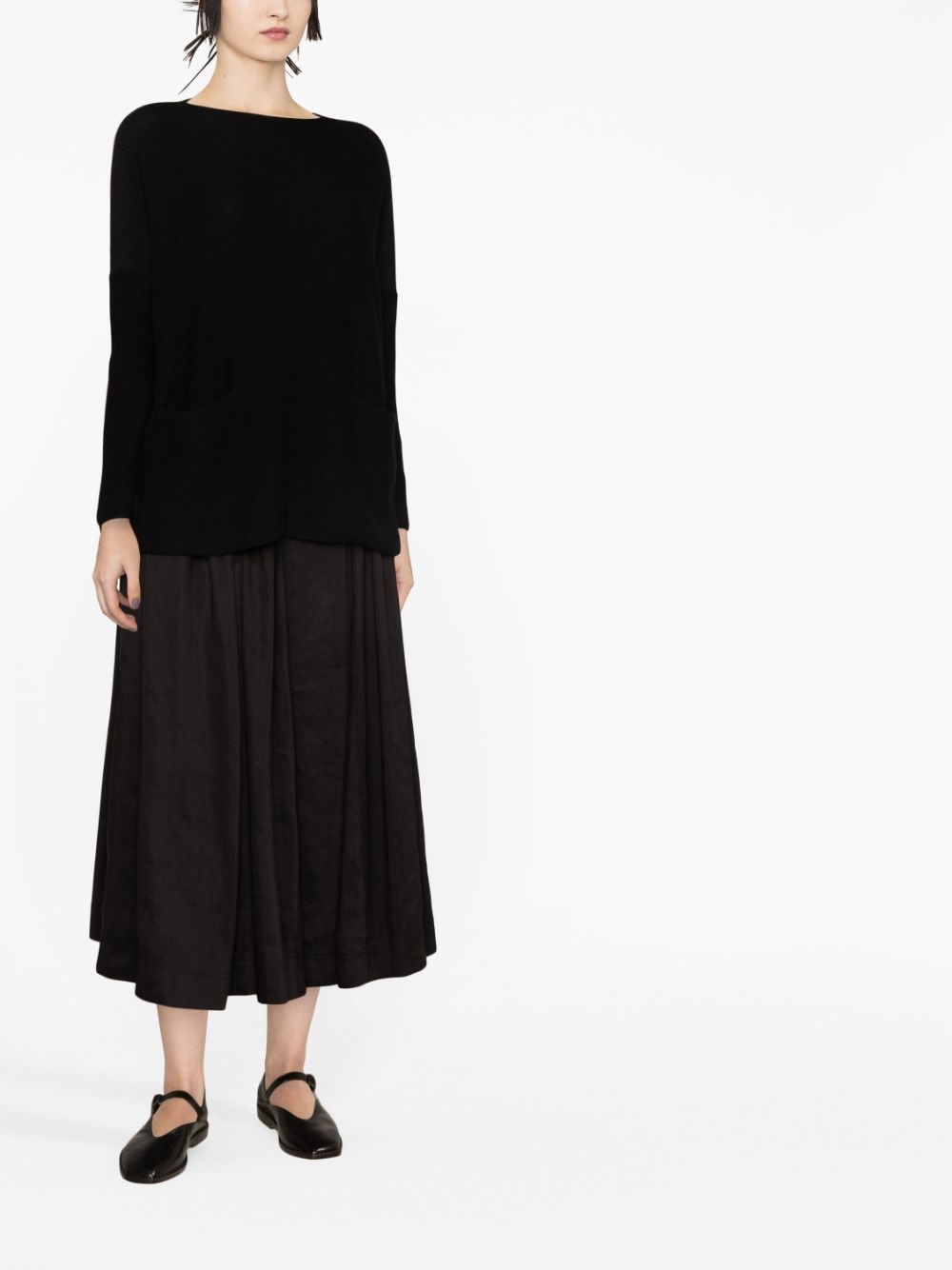 Daniela Gregis Cotton boat-neck sweater