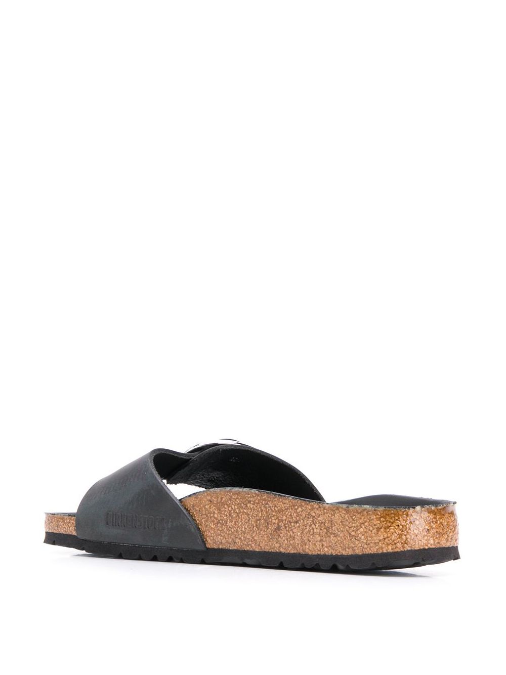 Birkenstock Madrid Big Buckle Black Oiled leather sandals