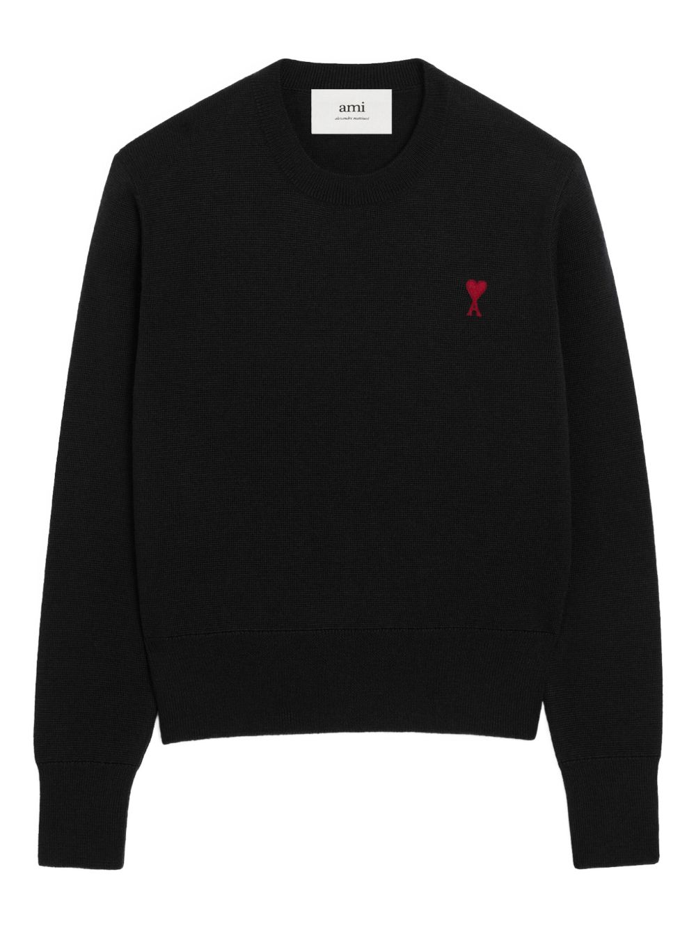 Ami Paris Coeur monogram motif Ami De Coeur wool sweater