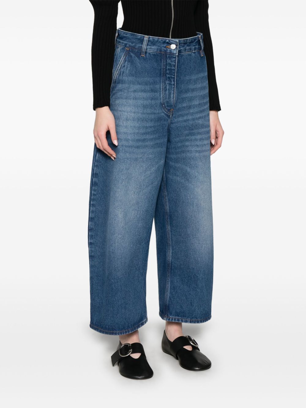 Studio Nicholson Pre Chalco cropped jeans