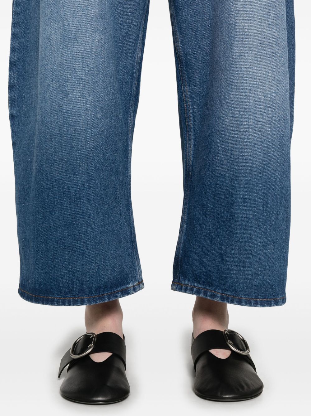 Studio Nicholson Pre Chalco cropped jeans