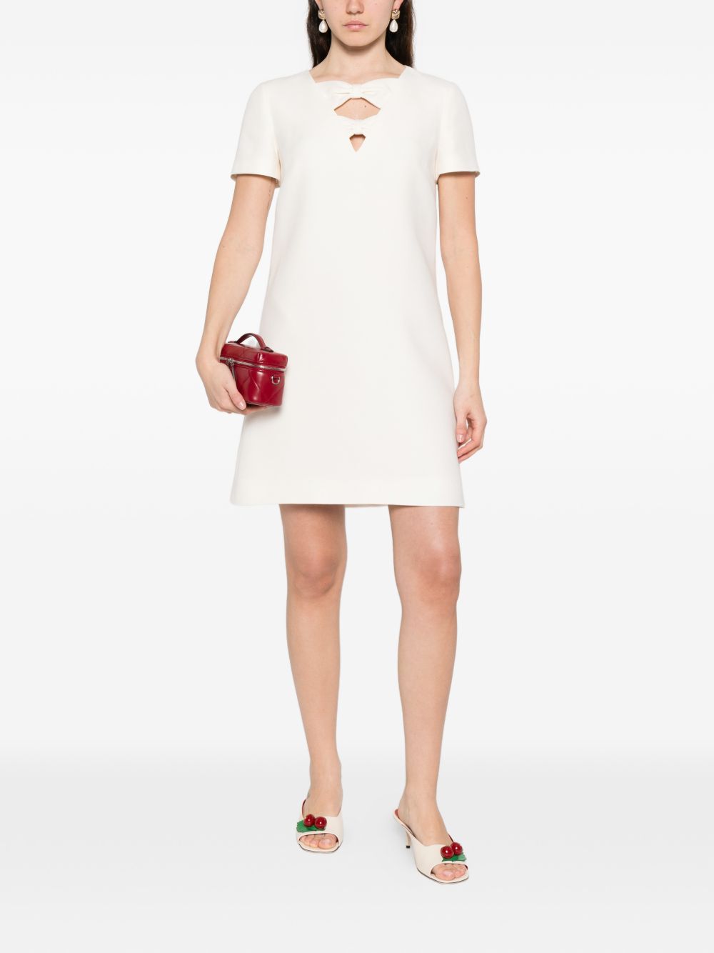 Valentino Wool and silk blend short dress