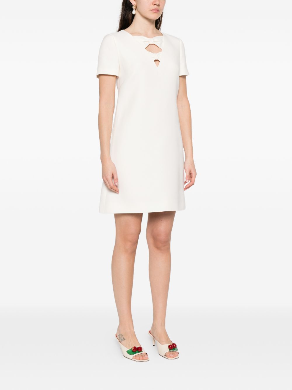 Valentino Wool and silk blend short dress