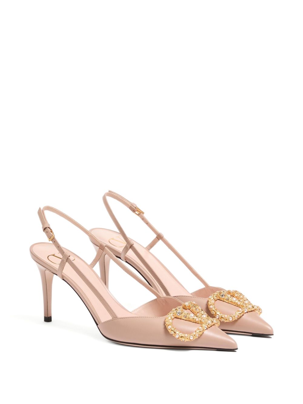 Valentino Garavani Vlogo Signature Slingback Décolleté In 80mm