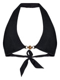 Versace La Medusa triangle bikini top