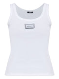Versace Logo cotton tank top