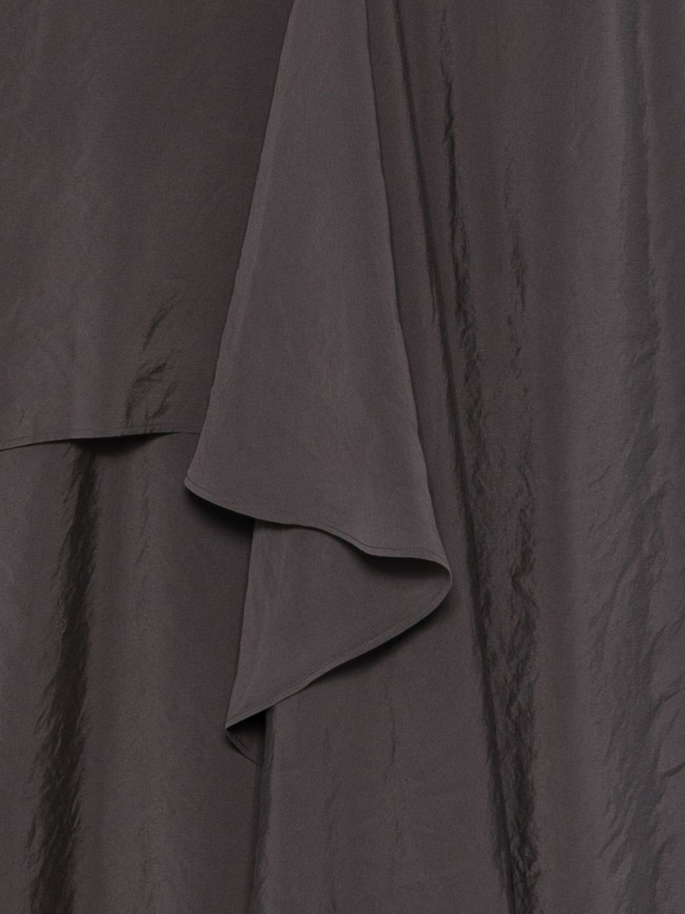 Alysi V-neck sleeveless ruffle detail Long dress