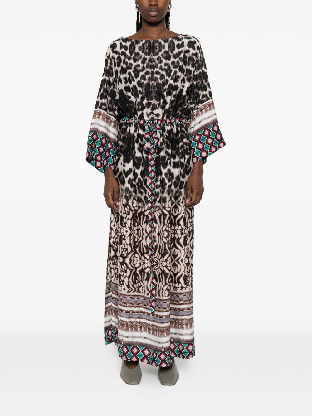 Pierre Louis Mascia Printed silk dress