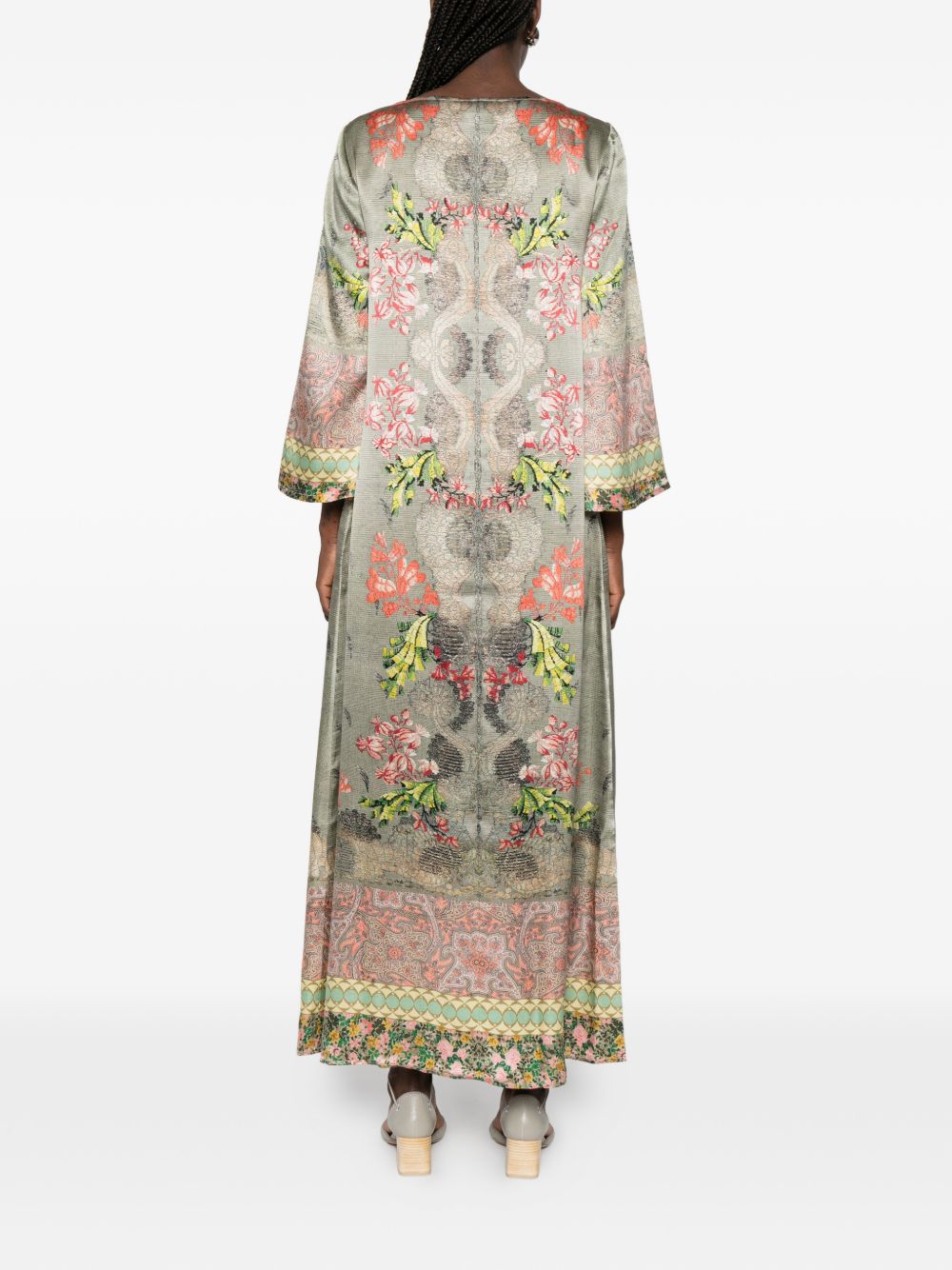 Pierre Louis Mascia Printed silk dress