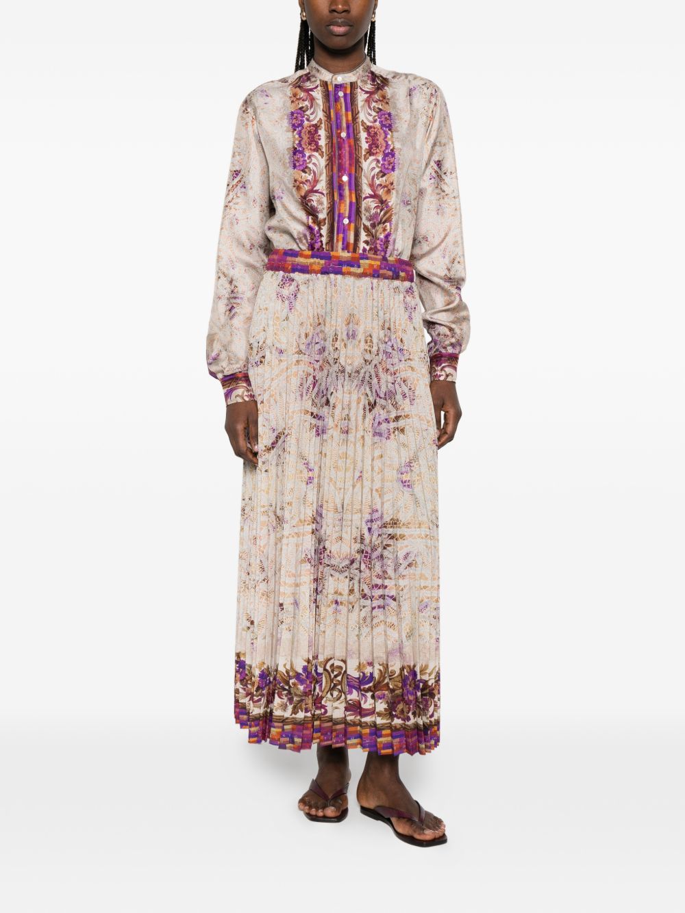 Pierre Louis Mascia Printed silk shirt