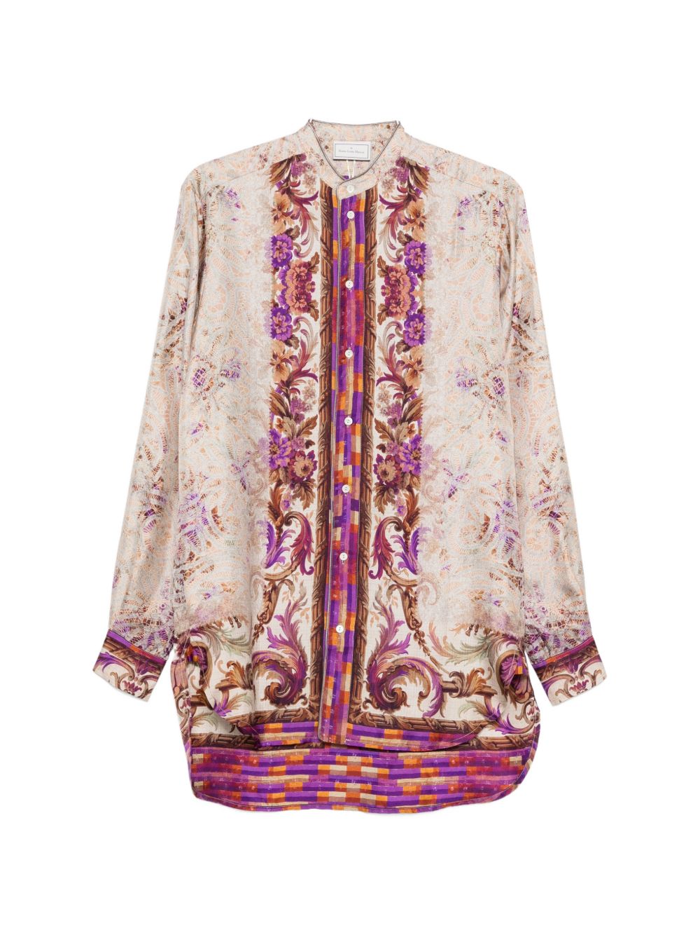 Pierre Louis Mascia Printed silk shirt