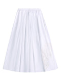 Fay A-line Cotton long skirt