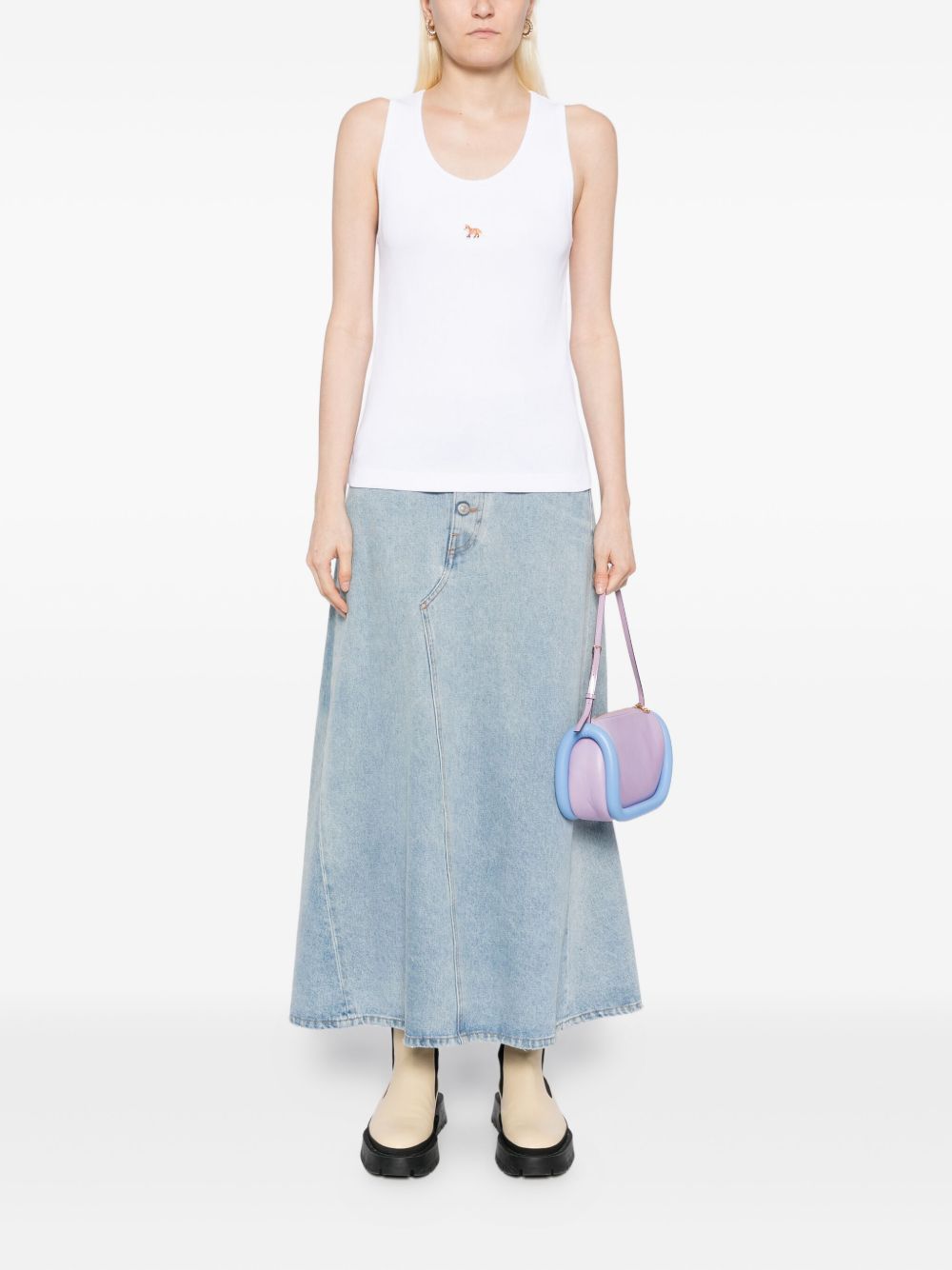 Maison Kitsuné Maison KitsunÃ© Baby Fox cotton tank top
