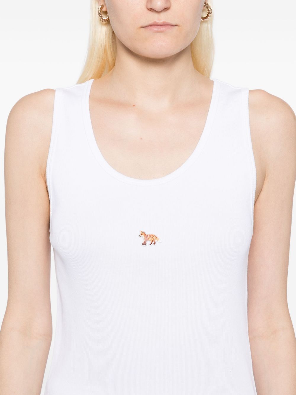 Maison Kitsuné Maison KitsunÃ© Baby Fox cotton tank top