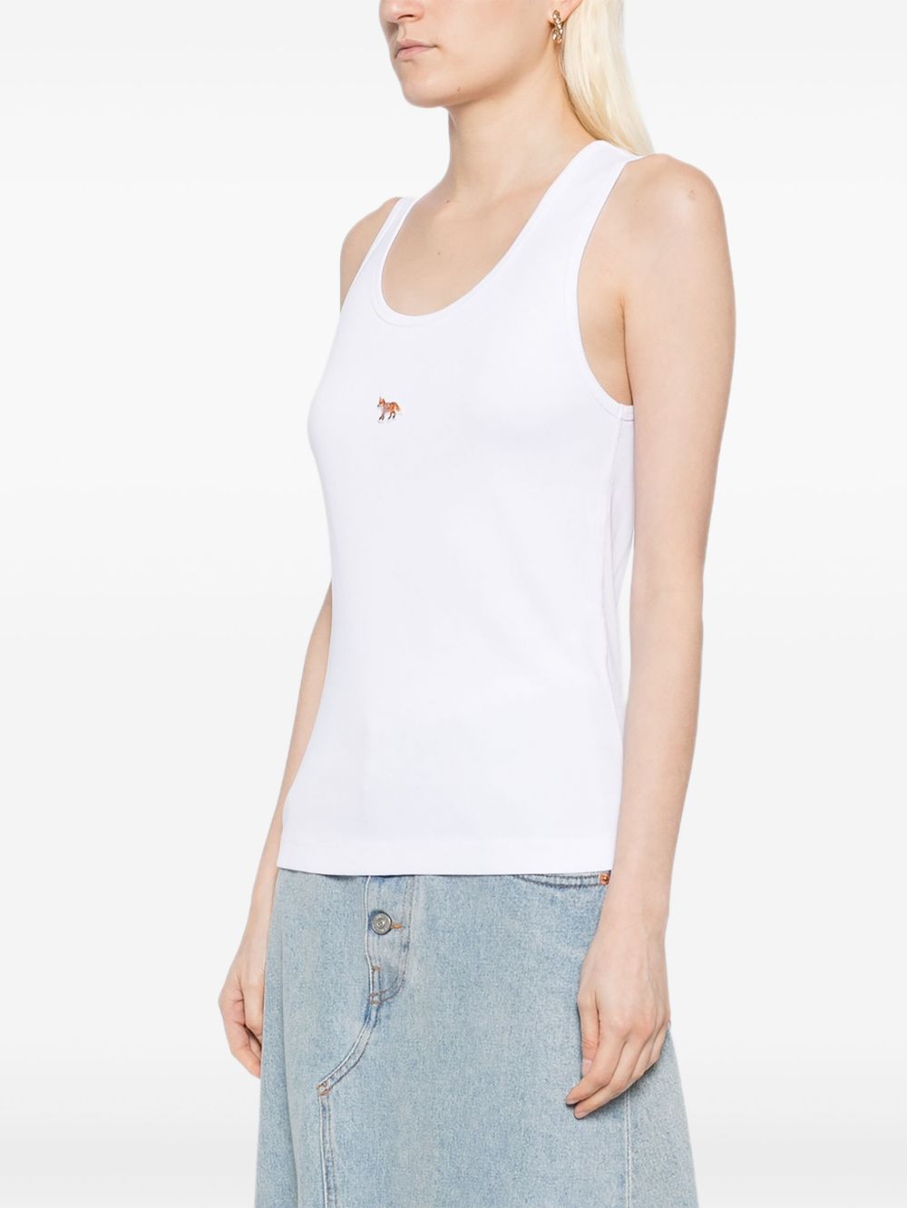 Maison Kitsuné Maison KitsunÃ© Baby Fox cotton tank top