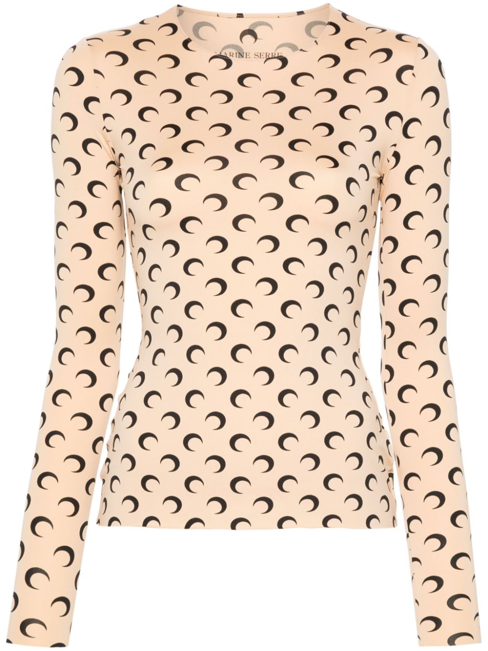 Marine Serre Moon crewneck top