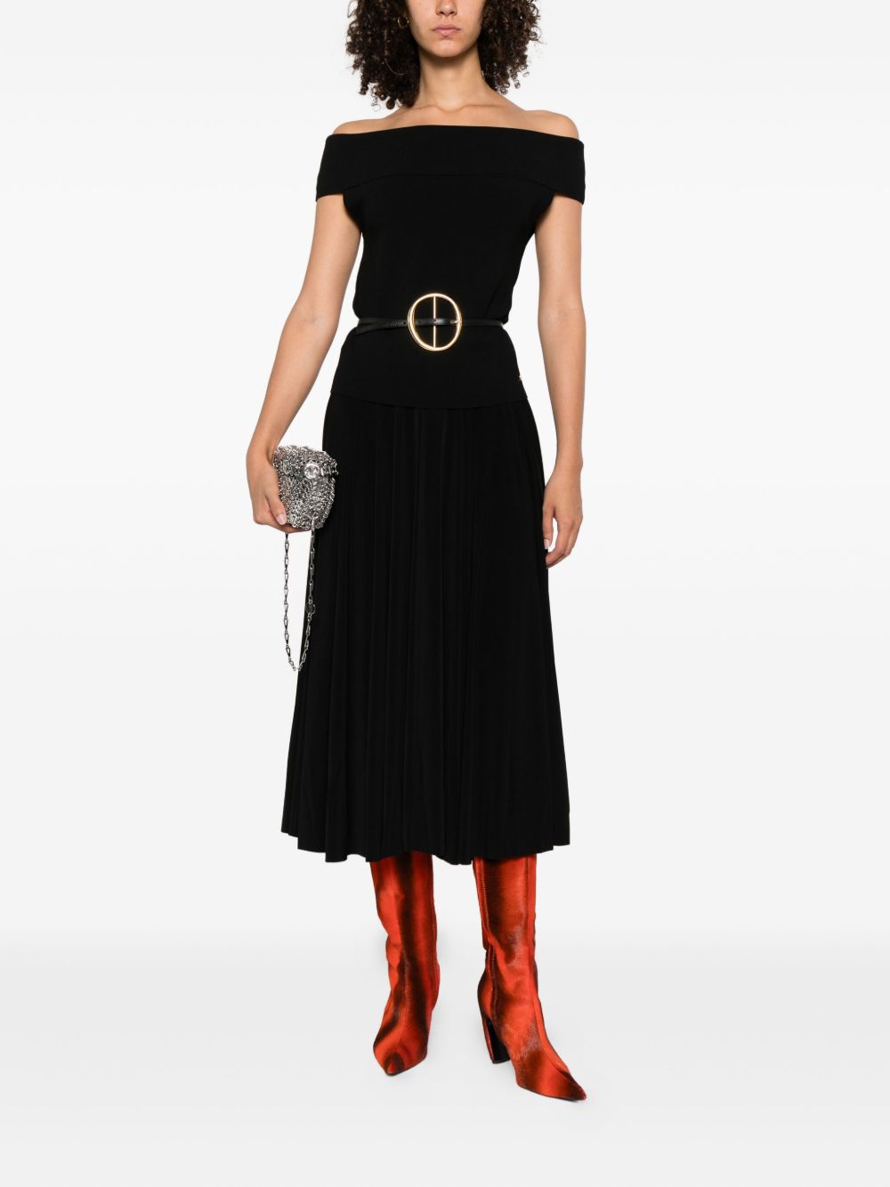 Norma Kamali Flared midi skirt