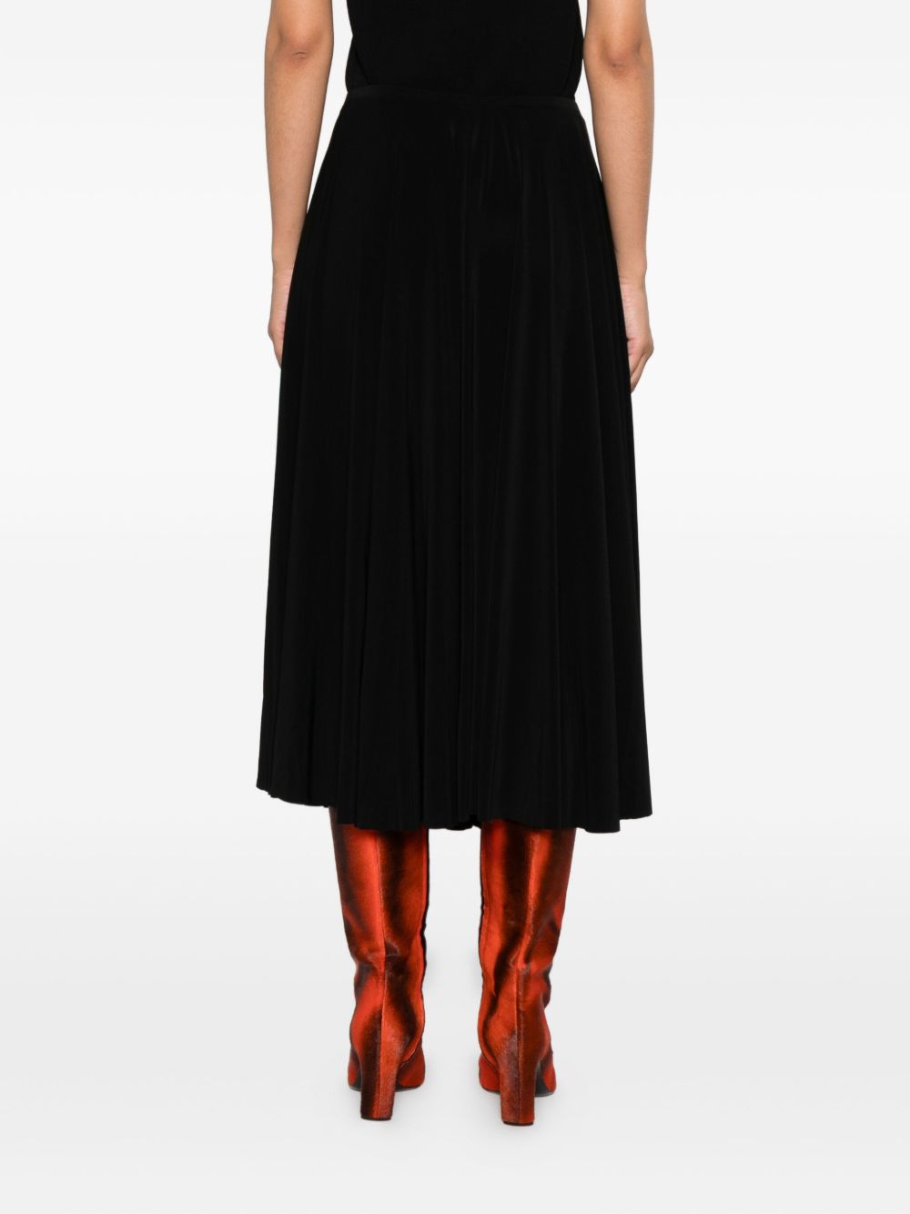 Norma Kamali Flared midi skirt