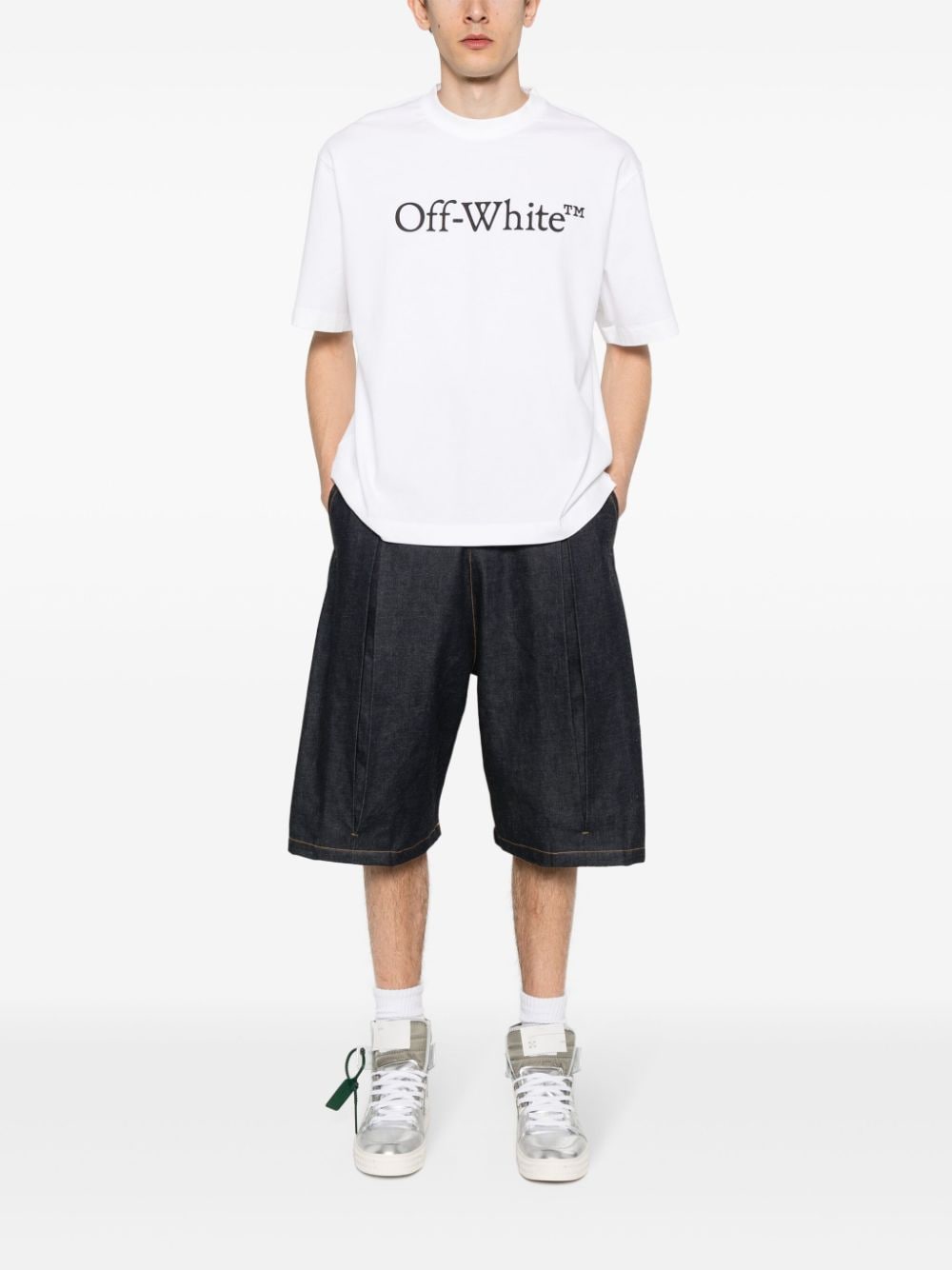 Off White Big Bookish cotton t-shirt