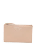 Emporio Armani Zipped Tumbled-Leather Card Holder