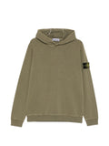 Stone Island Logo cotton hoodie