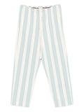 Forte Forte Striped drawstring trousers