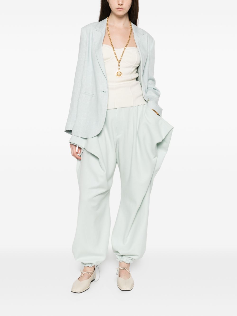 Forte Forte Linen single-breasted jacket