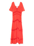 Forte Forte V-neck Cotton and silk v-necked dress