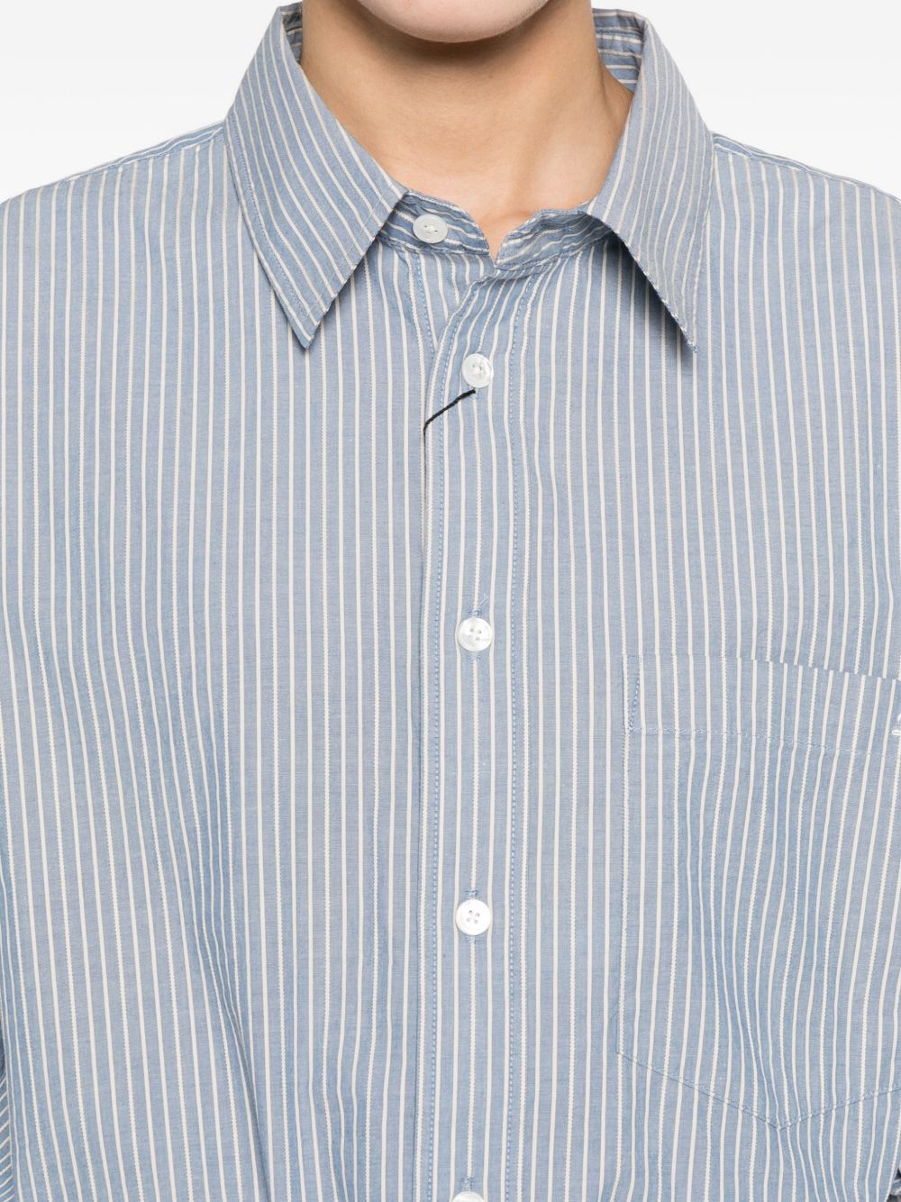 Dunst Striped cotton shirt