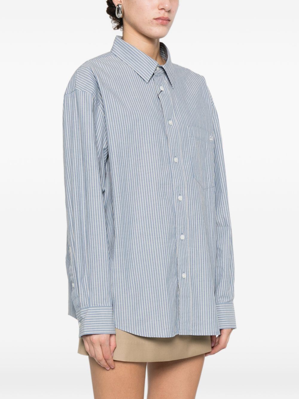 Dunst Striped cotton shirt