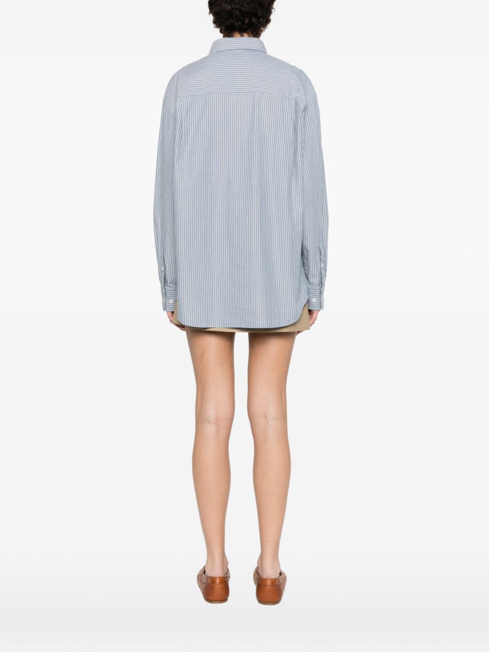 Dunst Striped cotton shirt