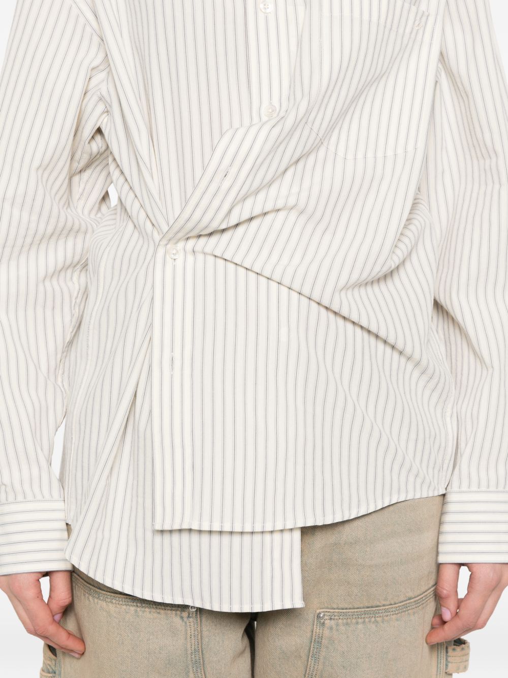 Dunst Striped cotton shirt