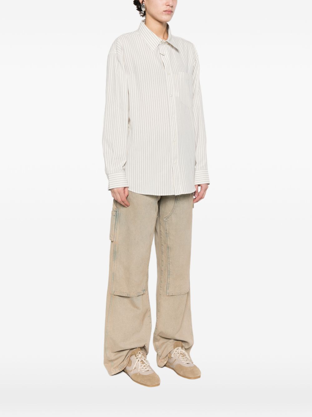 Dunst Striped cotton shirt