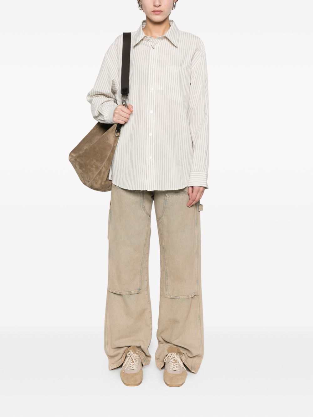Dunst Striped cotton shirt