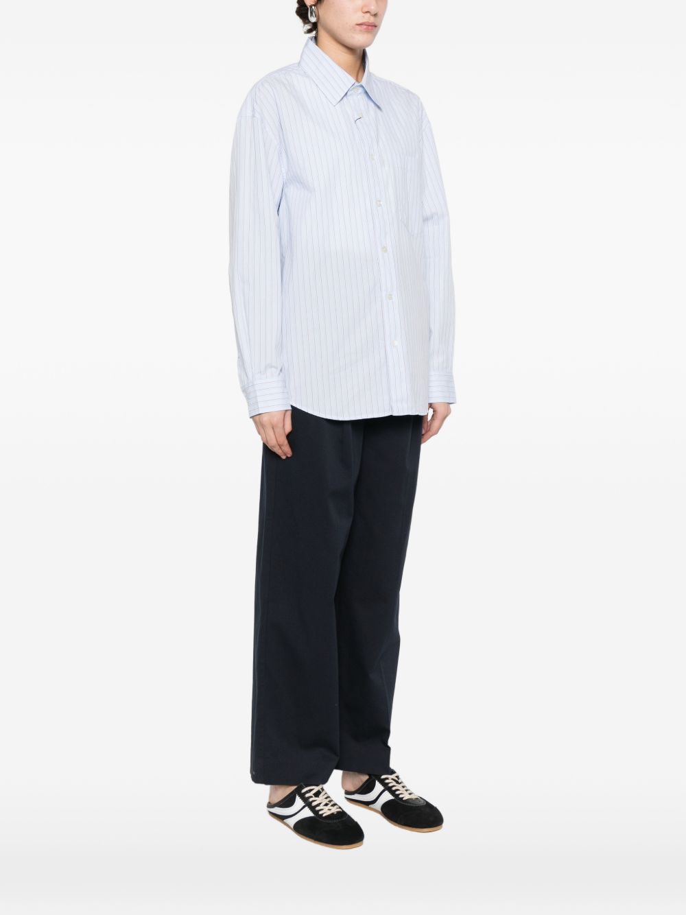Dunst Striped cotton shirt