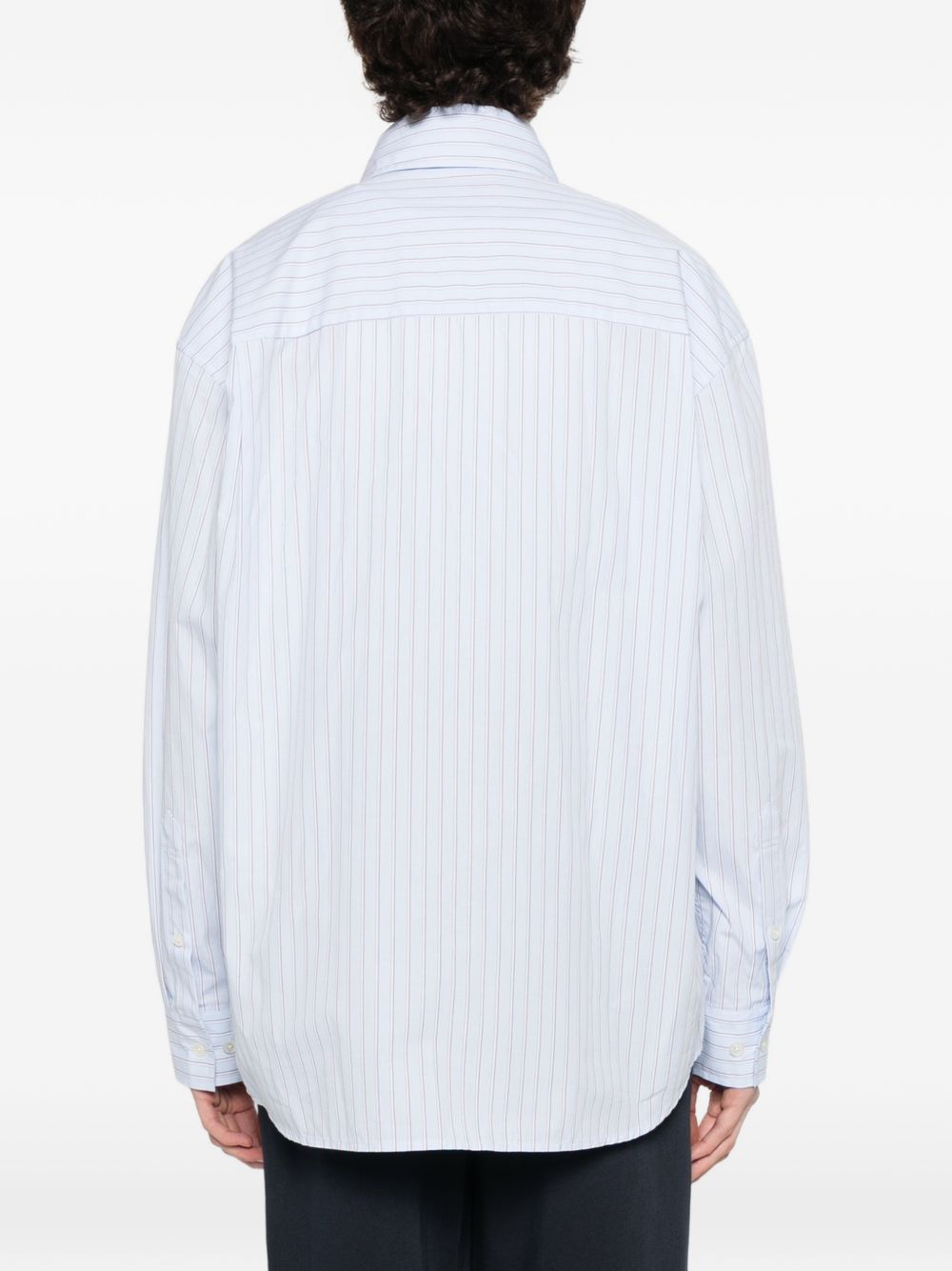Dunst Striped cotton shirt