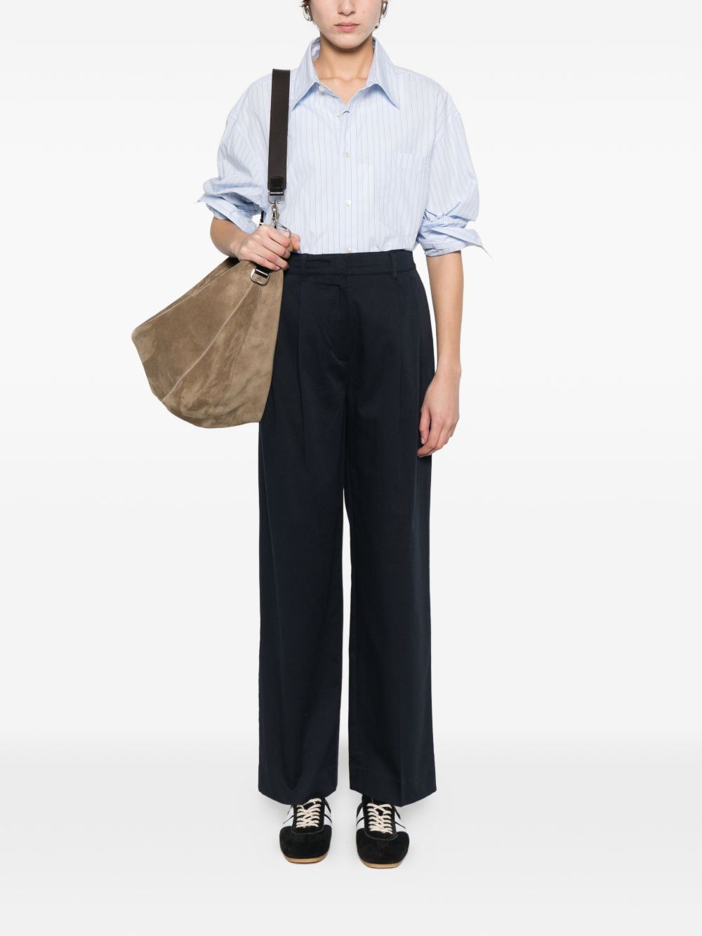 Dunst Striped cotton shirt