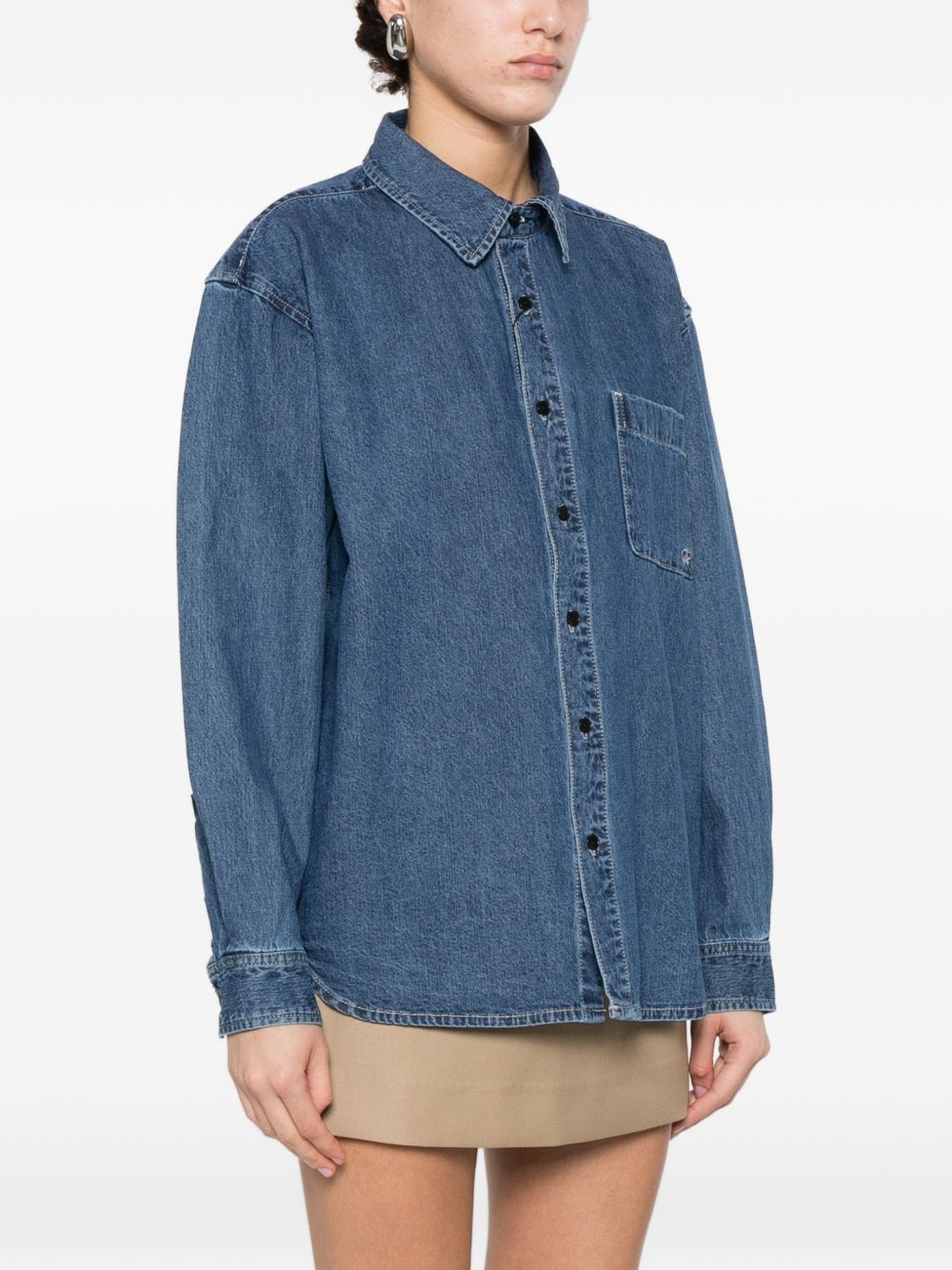 Dunst Denim cotton shirt