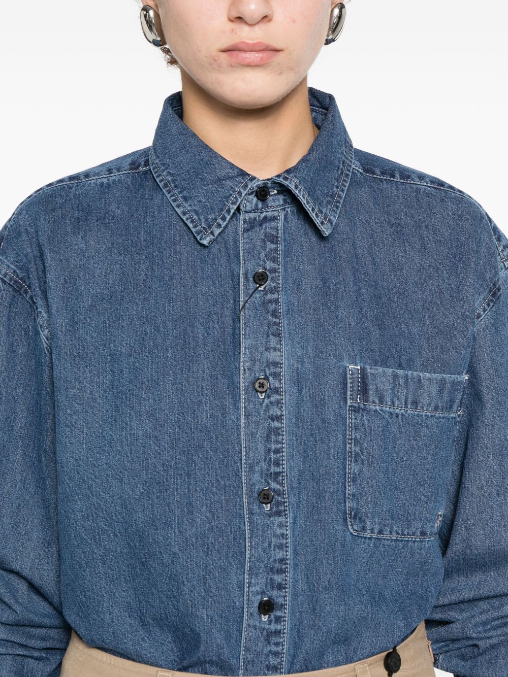 Dunst Denim cotton shirt