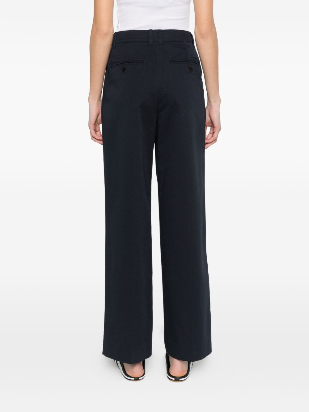 Dunst Cotton blend chino trousers