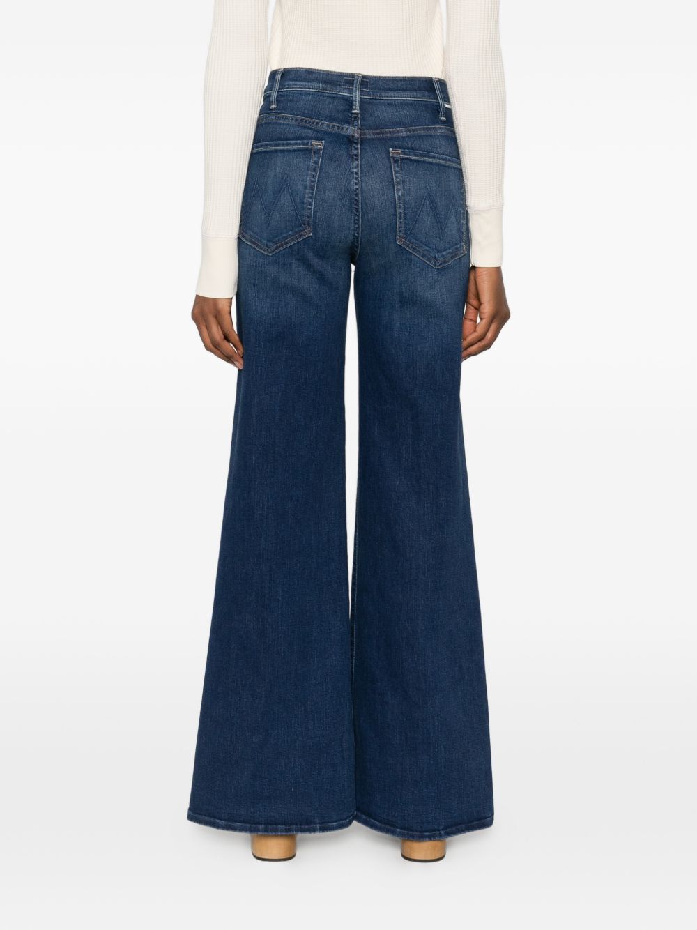 Mother The Hustler Roller Sneak denim jeans