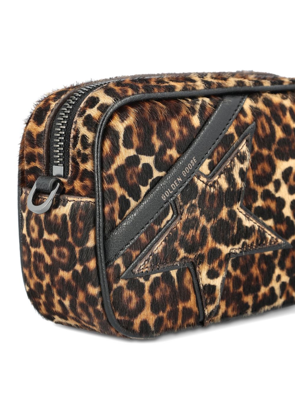 Golden Goose Mini Star Bag In Animal-Print Pony Skin With Tone-On-Tone Star