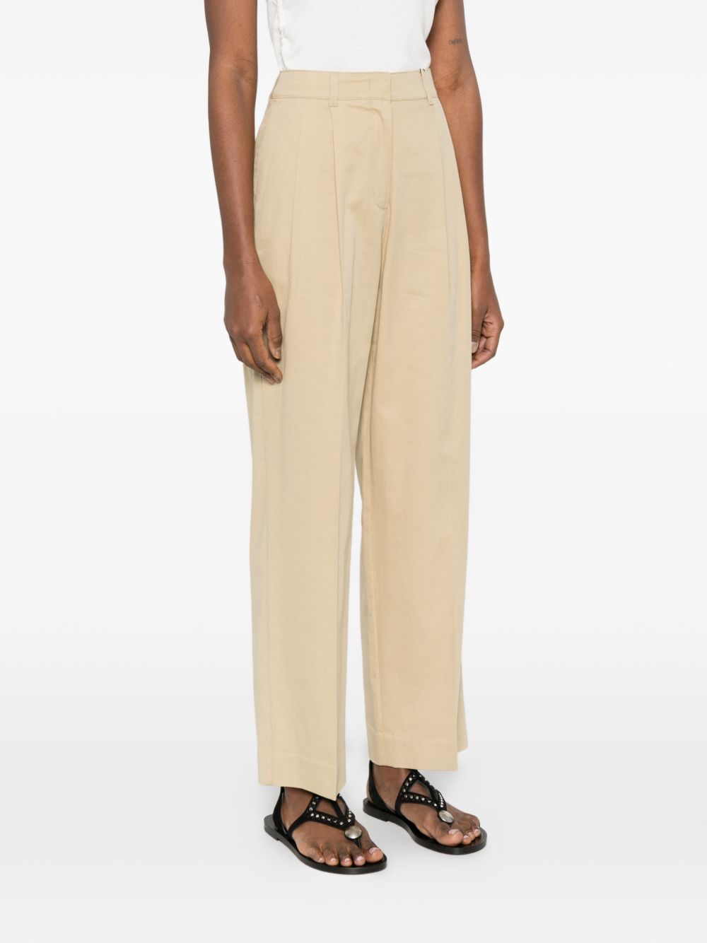 Dunst Cotton blend chino trousers
