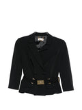 Elisabetta Franchi Belted double-breasted jacket